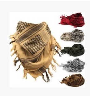 Supply Windproof Thick Pure ~ Cotton Arabian Square Scarf Headscarf Military Fan Headscarf Shawl Scarf