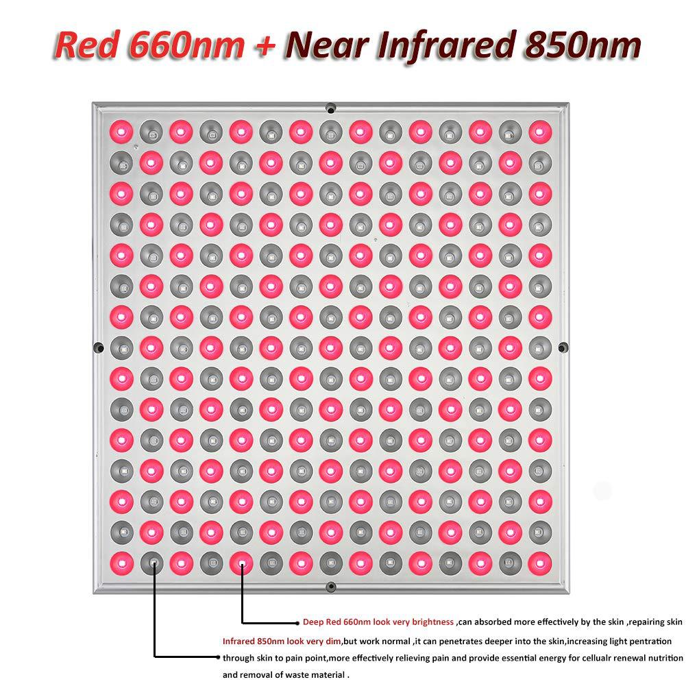 Cross-border supply infrared LED panel light 660 + 850nm physiotherapy lamp shell COB infrared physiotherapy lamp baking lamp