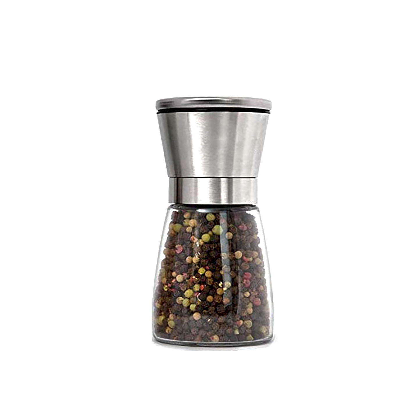 Manual stainless steel grinder Sea salt Black pepper grinder kitchen supplies seasoning bottle