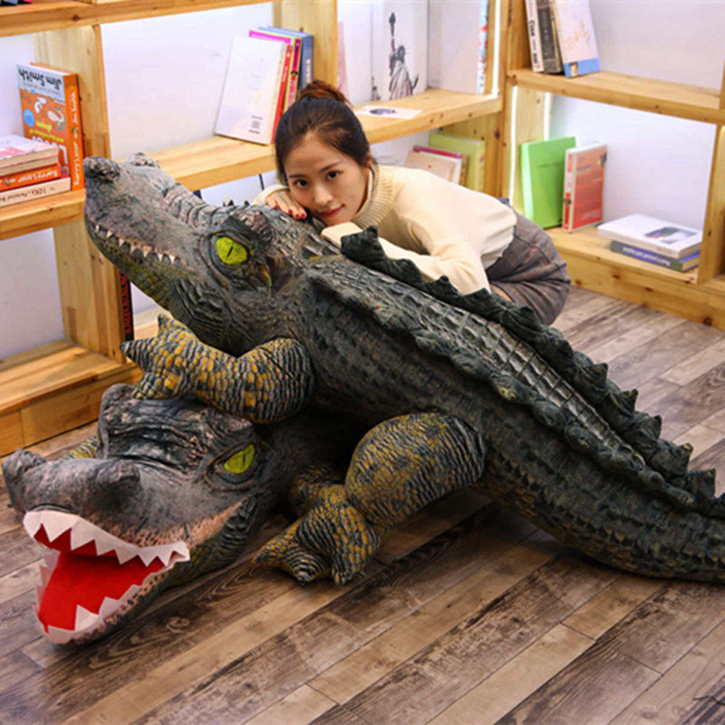 Cross-border New Artificial Crocodile Doll Large Crocodile Doll Plush Toy Creative Wholesale Zoo Gift
