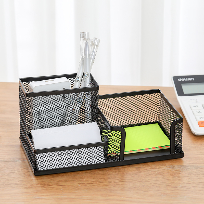 Student Creative Pen Holder student fashion stationery large capacity multifunctional pen holder office supplies storage box simple