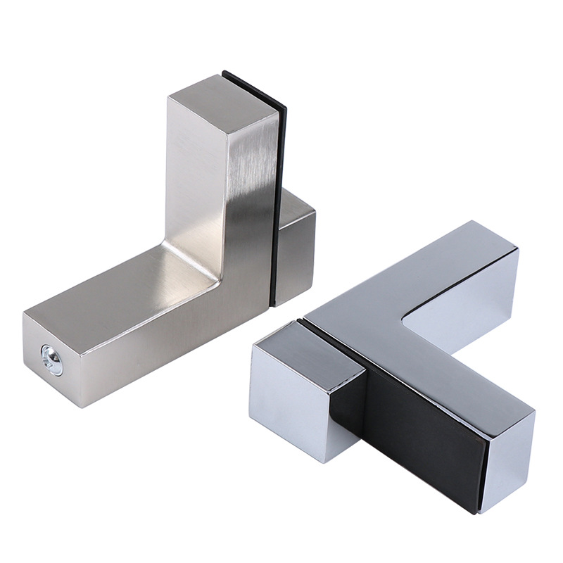 Alloy adjustable laminate glass clip fish mouth clip F clip fixing bracket clip partition plate laminate support bracket connector