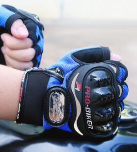 PRO-BIKER anti-slip protective half-finger gloves outdoor racing off-road motorcycle gloves breathable riding gloves