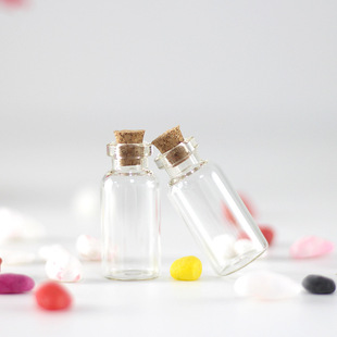 Diameter 16/18mm multi-capacity bayonet wooden stopper bottle fetal hair packaging bottle wishing bottle small medicine bottle drift bottle