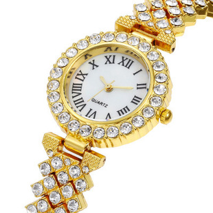 High-end Fashion Luxury Goddess Diamond Watch Full Diamond Women's Watch Women's Watch All-match Fashion Watch Quartz Watch