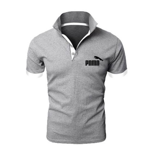 New Arrival Listed Summer T-Shirt Paul Men's Short Sleeve Top Popular Fashion Popular Polo Shirt Printed Leopard