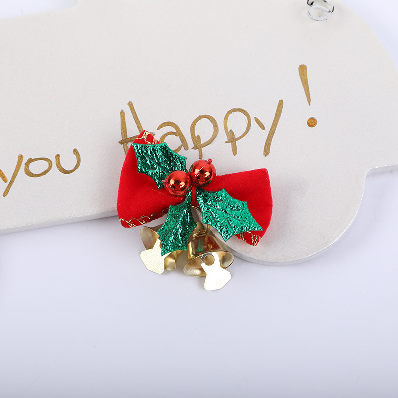 Christmas Bow Bell Christmas Decoration Christmas Tree Garland Bell Accessories Christmas Gift Box Decorations Direct Camp