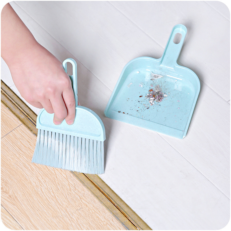 Household Mini Dustpan Broom Desktop Small Broom E394 Keyboard Brush Creative Cleaning Tools Plastic Dustpan Set