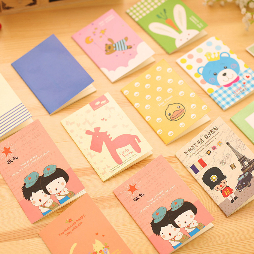 Cartoon animal fruit 64K soft copy notebook Taobao stationery small gifts student prizes notepad wholesale