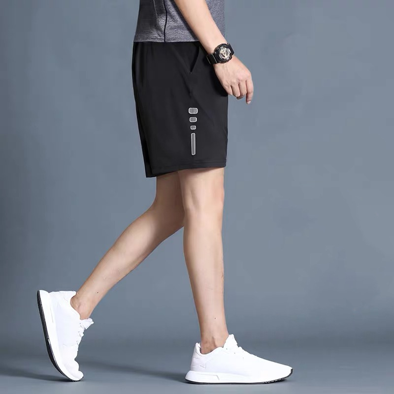 2023 New Men's Casual Pants Summer Loose Sports Fitness Shorts Men's Five-point Quick-drying Outdoor Large Size Running