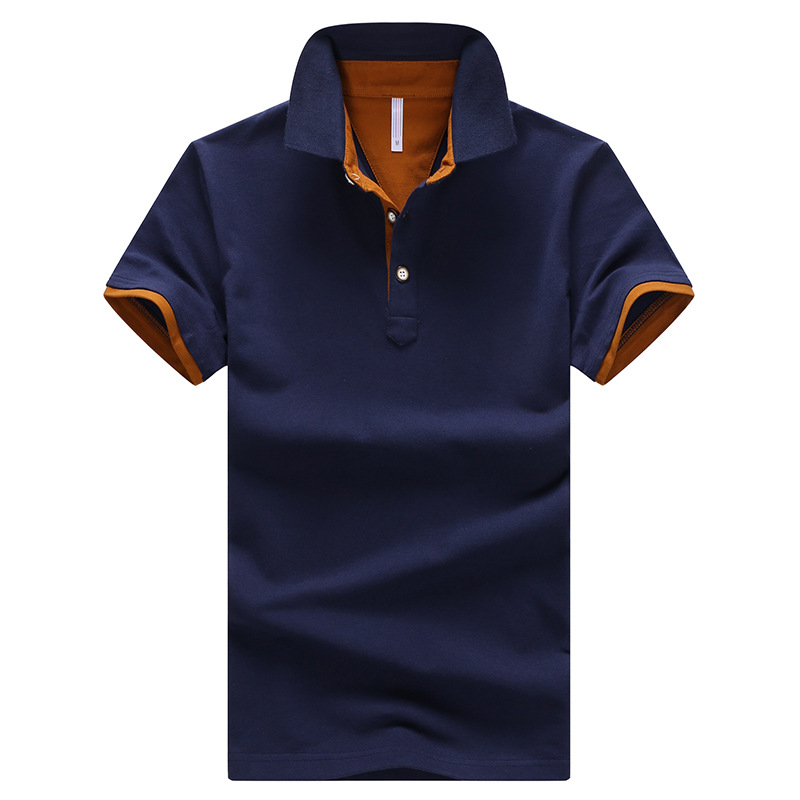Polo Shirt Men's Short-sleeved Summer Thin 2020 New Casual Men's T-shirt Fashionable Shirt Collar Slim-fit All-match Trendy