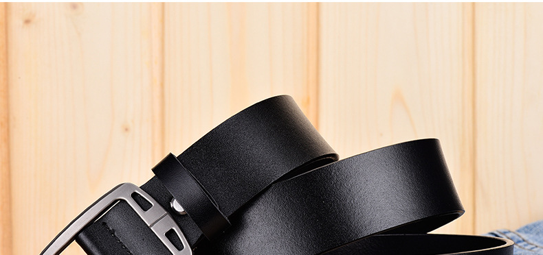 Produttori popolari all'ingrosso cintura da uomo in pelle di vacchetta con fibbia ad ardiglione a due strati cintura da uomo retrò versatile da lavoro_voghion.com