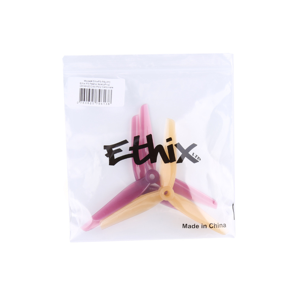 HQ Ethix P3 Peanut Butter 5-inch three-blade positive and negative propeller high-efficiency explosion-resistant