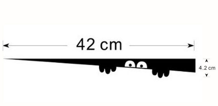 eaby Amazon peeping toilet stickers creative carved wall stickers bathroom corner stickers wholesale