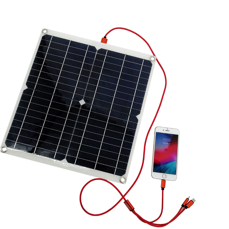 クロスボーダー専用25WソーラーパネルダブルUSB18V/5Vコントローラ付き太陽電池システムSolar|undefined