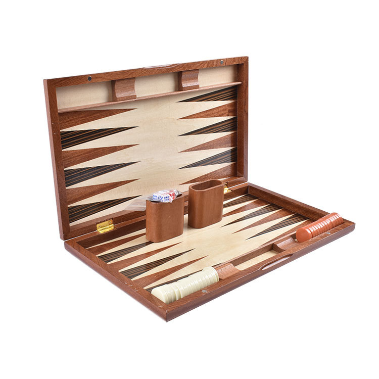 Wooden backgammon set puzzle table games chess competitive toys factory direct cross-border exclusive for spot