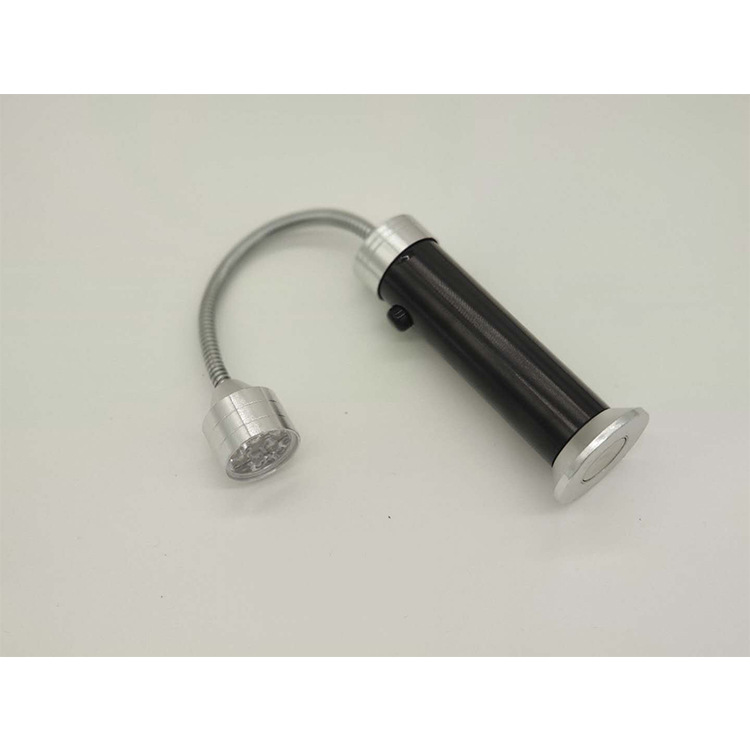 LED flashlight with magnet at the bottom of the work light can be bent emergency multifunctional barbecue lamp waterproof lighting lamp