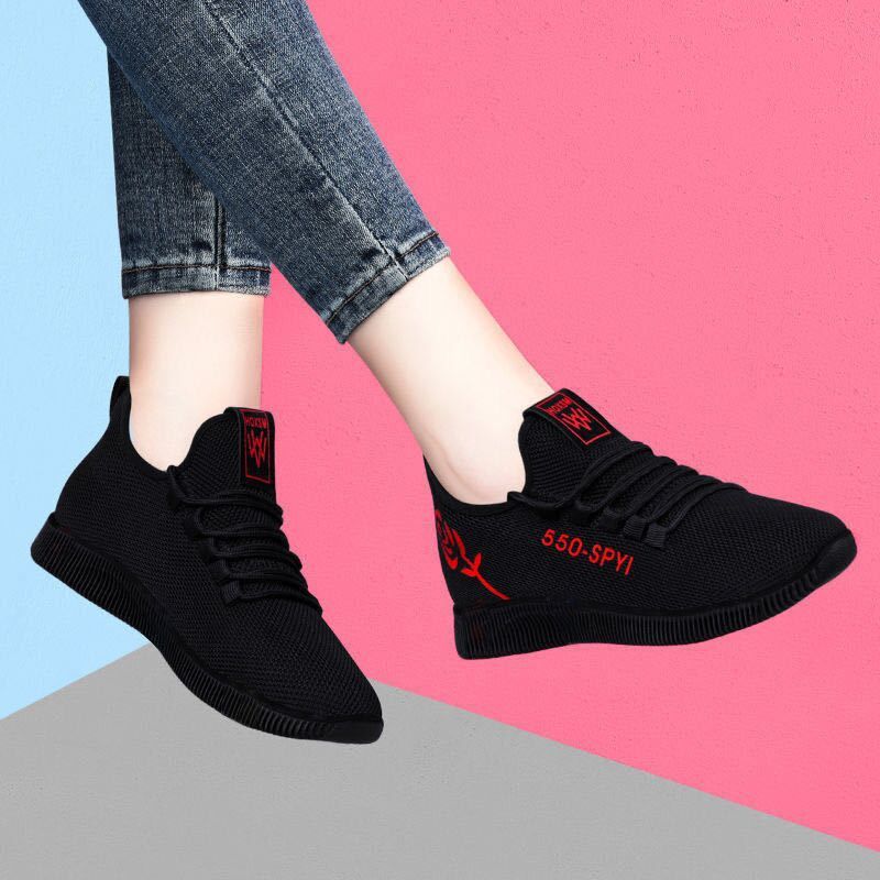 2020 Internet Celebrity Sneakers Women's Soft Lazy Walking Shoes Casual Fashion Stall Shoes