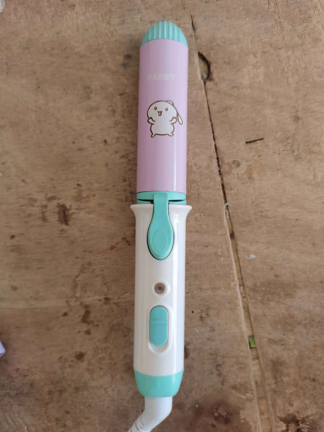 Cartoon mini hair straightener curling rod straight roll dual-purpose bangs inner buckle electric splint plastic box straight splint wholesale
