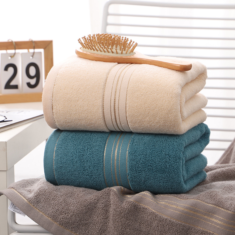 Factory direct limit stock cotton bath towel custom absorbent soft universal bath gift advertising company on behalf