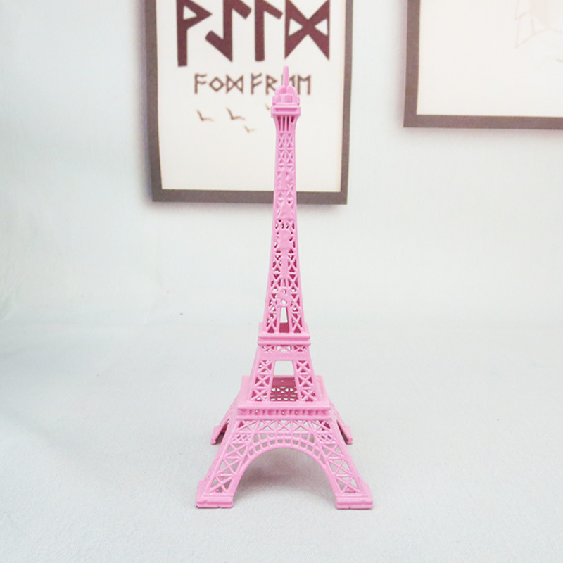 Pink Eiffel Tower Model European-style Ornaments Creative Home Trade Crafts Tourist Attractions Souvenirs