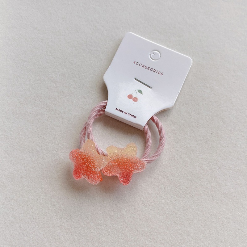 Korean version of the new  candy love stars hairpin hairband small cute rubber band headdress baby accessories wholesale_voghion.com