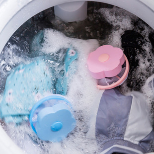 Washing machine float filter bag hair filter hair remover decontamination laundry ball washing ball plum-shaped laundry ball