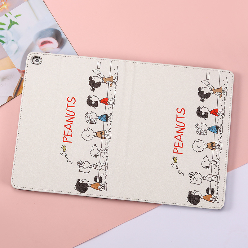 For 2021 New ipad10.2 protective case air2 flat leather case mini1234 Mini 5 anti-fall case 9.7 inch