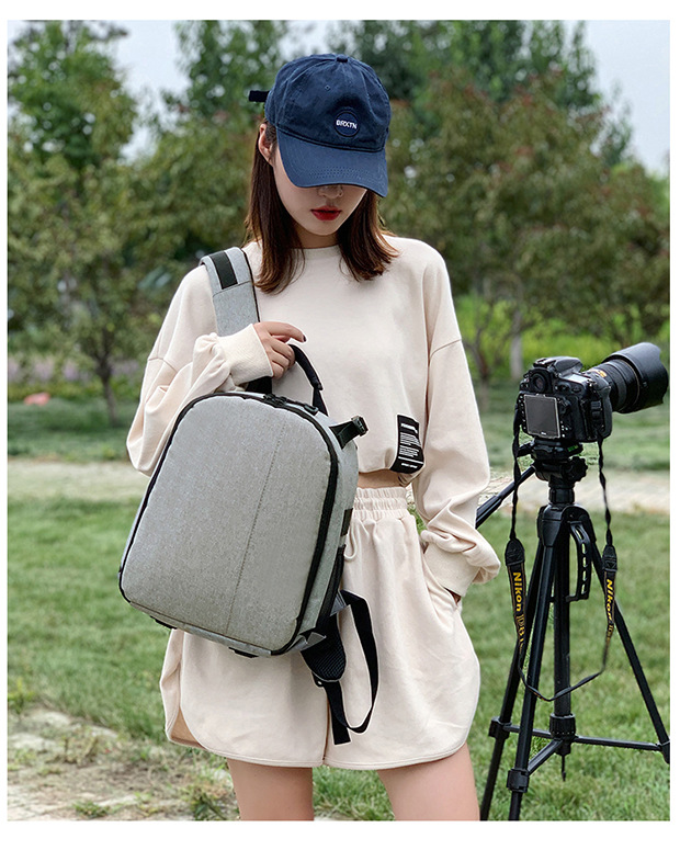 Amazon Outdoor Casual Photography Bag Waterproof SLR Backpack Multi-Power Camera Bag Shoulder Photography Bag