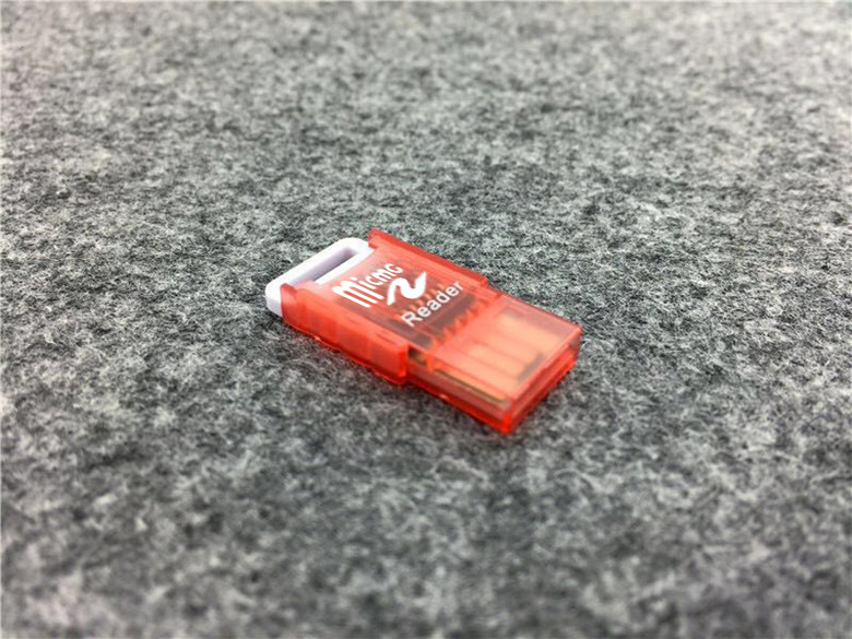 Private mold foreign trade wholesale tf card reader small organ/mini usb card reader tf card (color random)