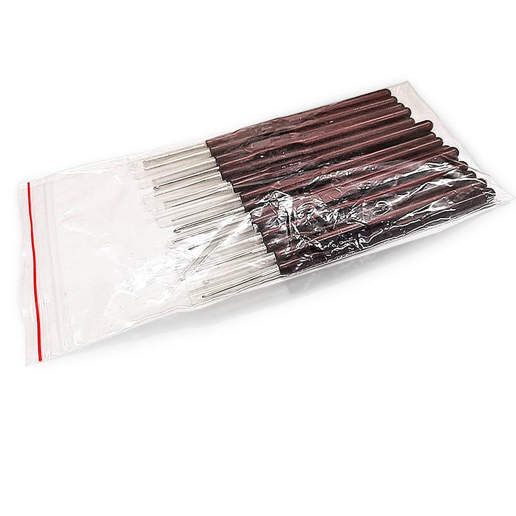 Knitting Tools Sweater Needles Thin Lace Crochet Hooks Set of 16 Pieces Full Set of Bags 0.5-2.5MM