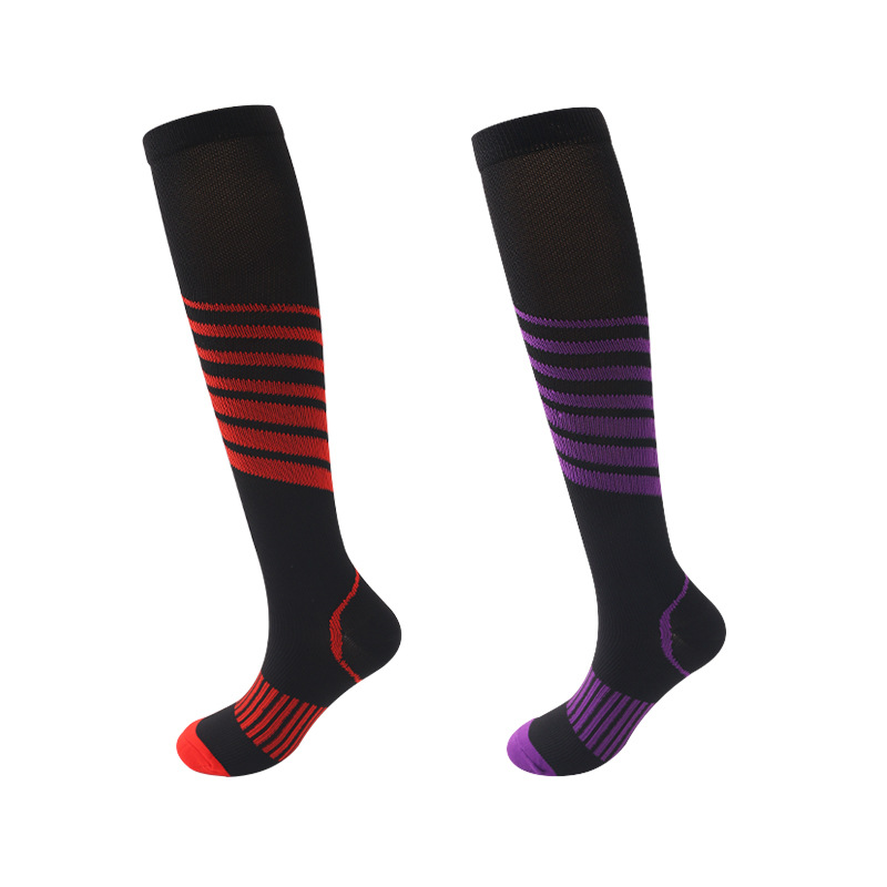 Sports compression socks multi-color pressure compression sports socks men and women running sports socks spot manufacturers direct supply