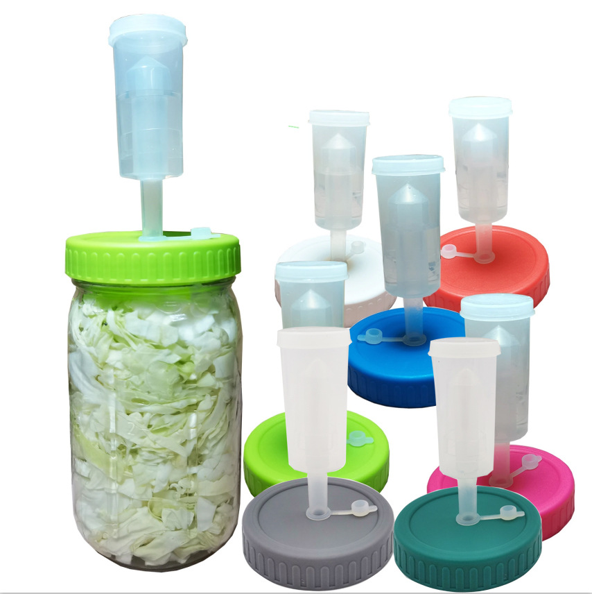 Mason jar fermentation lid one-way exhaust valve Mason Cup 70 pickle lid 86mm Wide Mouth Mason bottle pickle lid