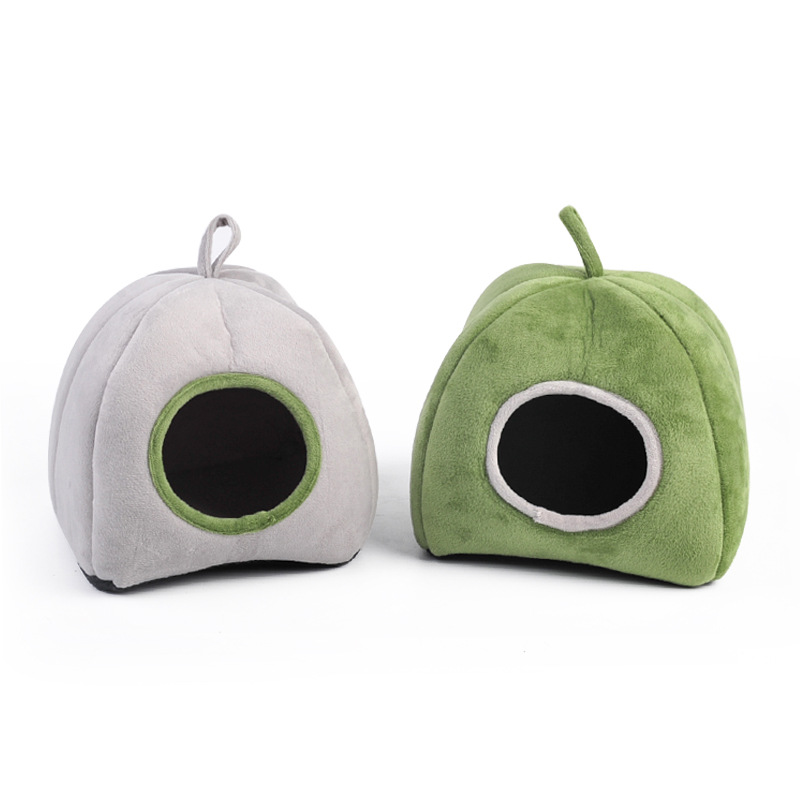 Small pet cotton nest windproof warm and comfortable hedgehog sheep nest semi-closed yurt hedgehog hamster nest