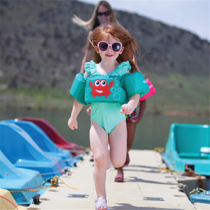 Boys and Girls swimsuit children's life jacket arm ring toddler Baby learning swimming equipment floating ring water sleeve buoyancy swimming