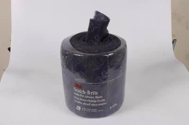 3M industrial scouring pad 07521 nylon vegetable cloth roll woodworking special polishing rust removal deburring cleaning cloth
