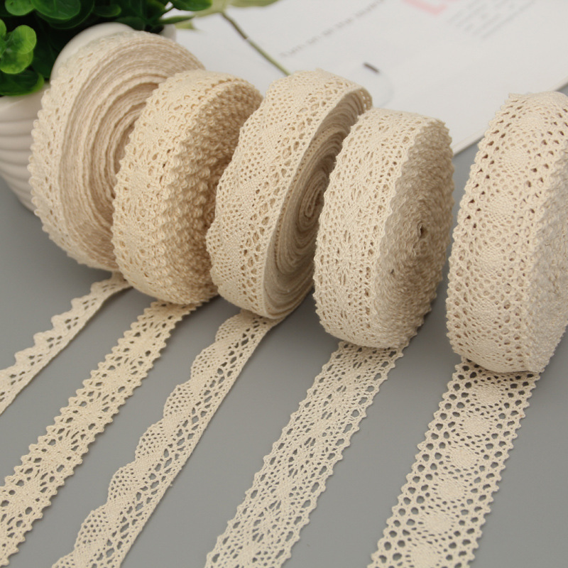 10 yards a roll of cotton lace sofa cushion lace summer quilt cotton lace home textile clothing accessories lace