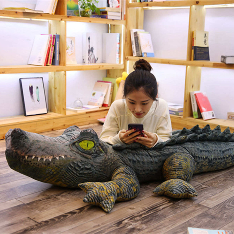 Cross-border New Artificial Crocodile Doll Large Crocodile Doll Plush Toy Creative Wholesale Zoo Gift
