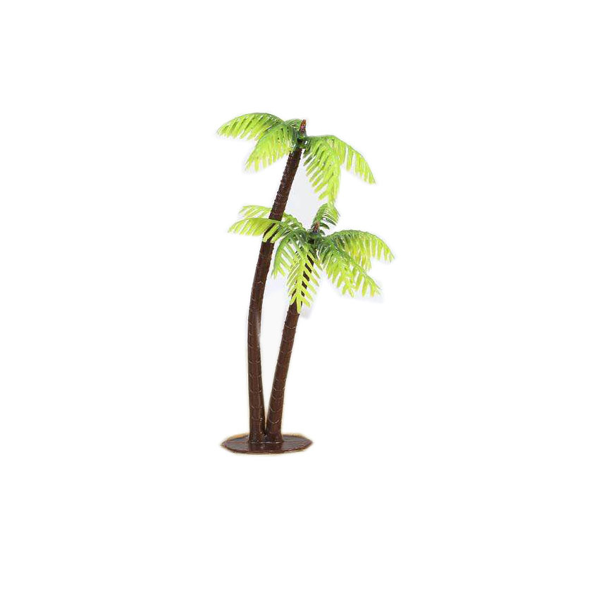 Factory Direct supply simulation small coconut tree micro-View sand tray fish tank decoration aquatic plants mini coconut tree photo props model