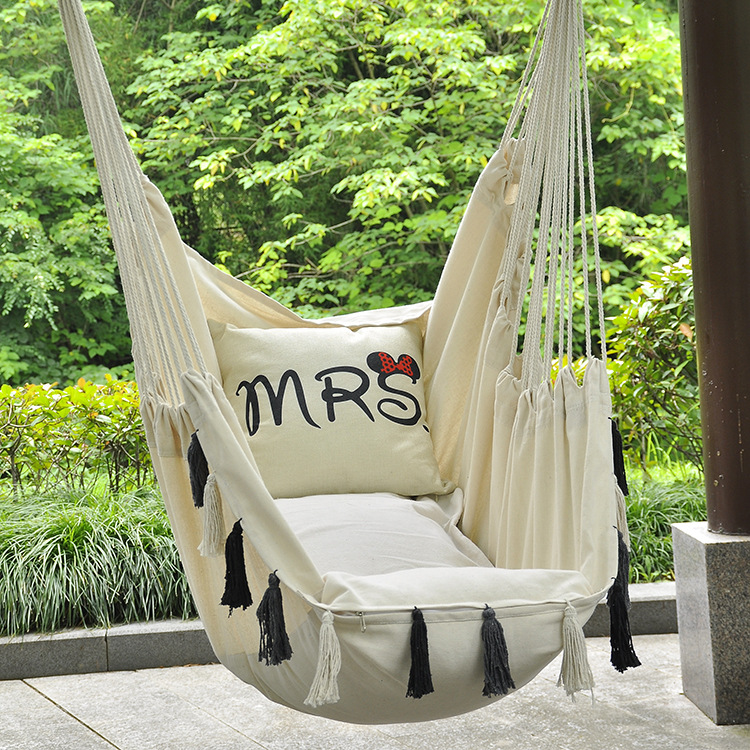 Outdoor Camping Swing Chair Portable Hammock Folding Hanging Chair Indoor Swing Hanging Basket Seat Simple Hanging Chair Wholesale