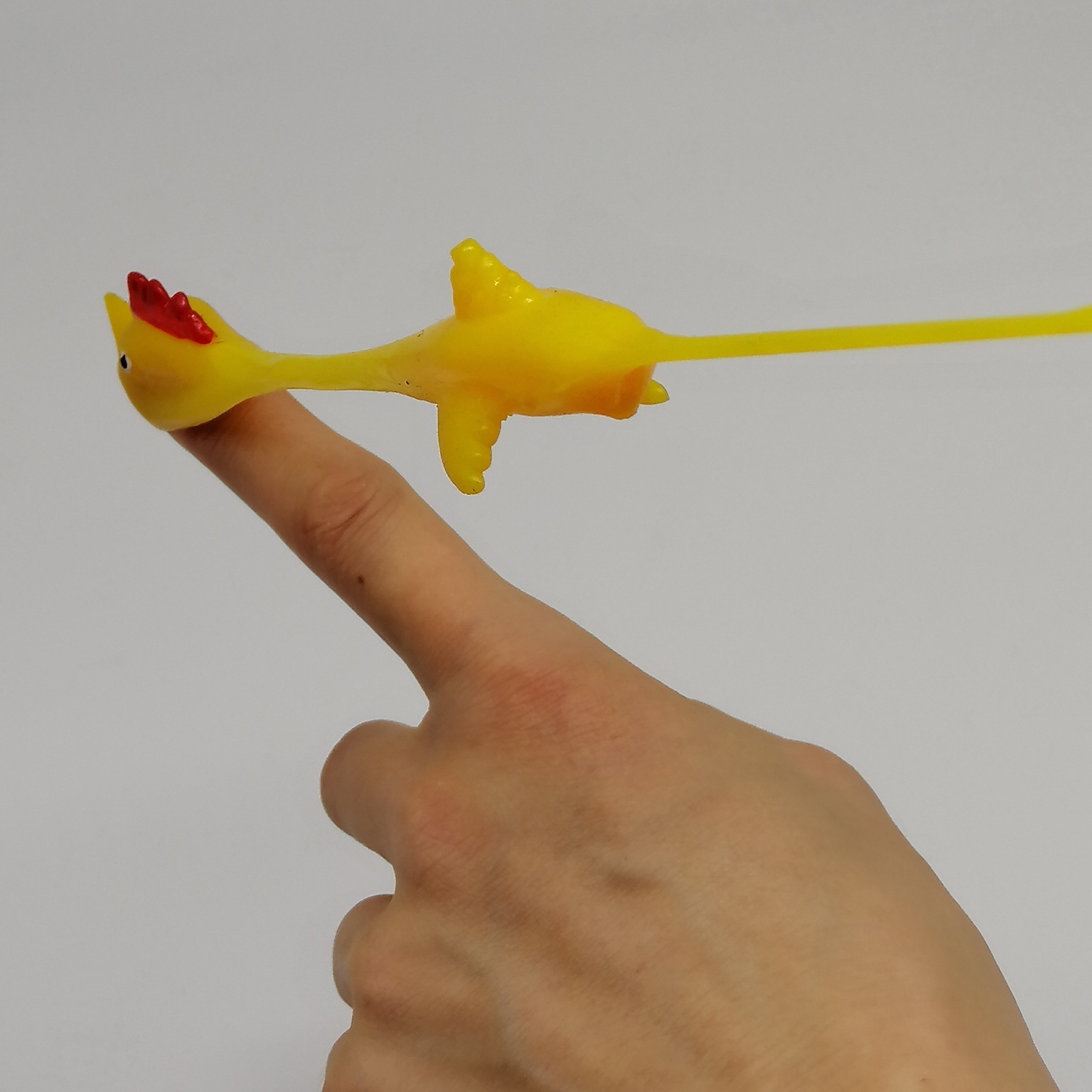 Vent catapult small Turkey TPR soft material fun toy launch chicken slingshot bag large quantity can be discounted
