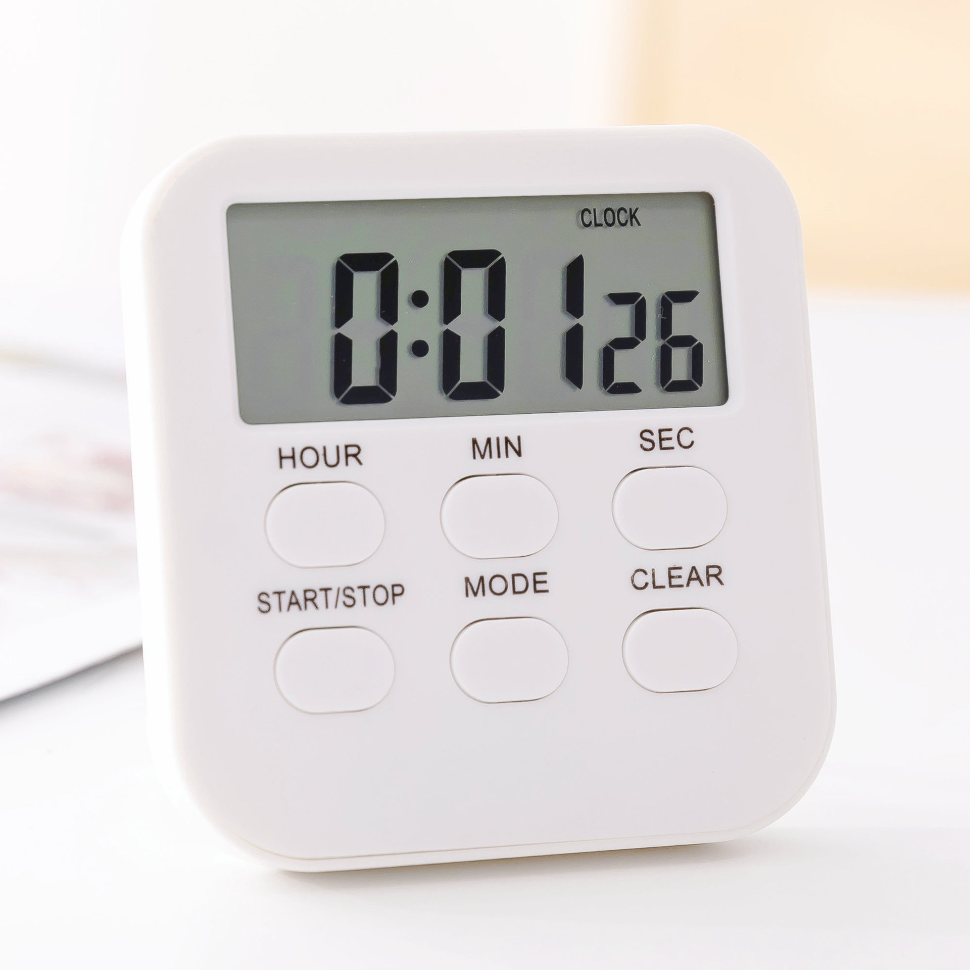 Spot silent timer with time timer kitchen electronic countdown reminder small clock