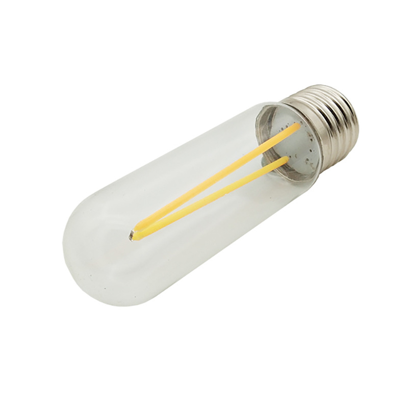 LED filament bulb 1W2W4W retro lamp E27B22 chandelier light source 220V110V12V glass tubular T30