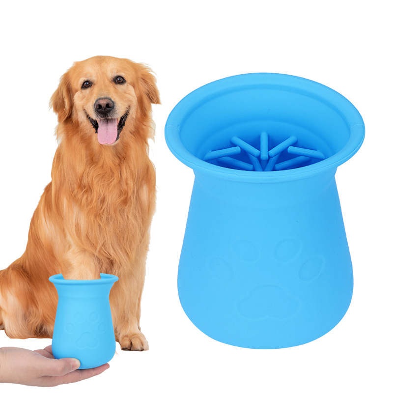 Cross-border Hot Pet Silicone Foot Washing Cup Dog Foot Washer Pet Cleaning Tool Foot Cleaning Cup Massager