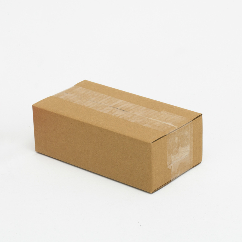 Half-height carton box corrugated express carton storage packaging flat rectangular cardboard box paper box wholesale