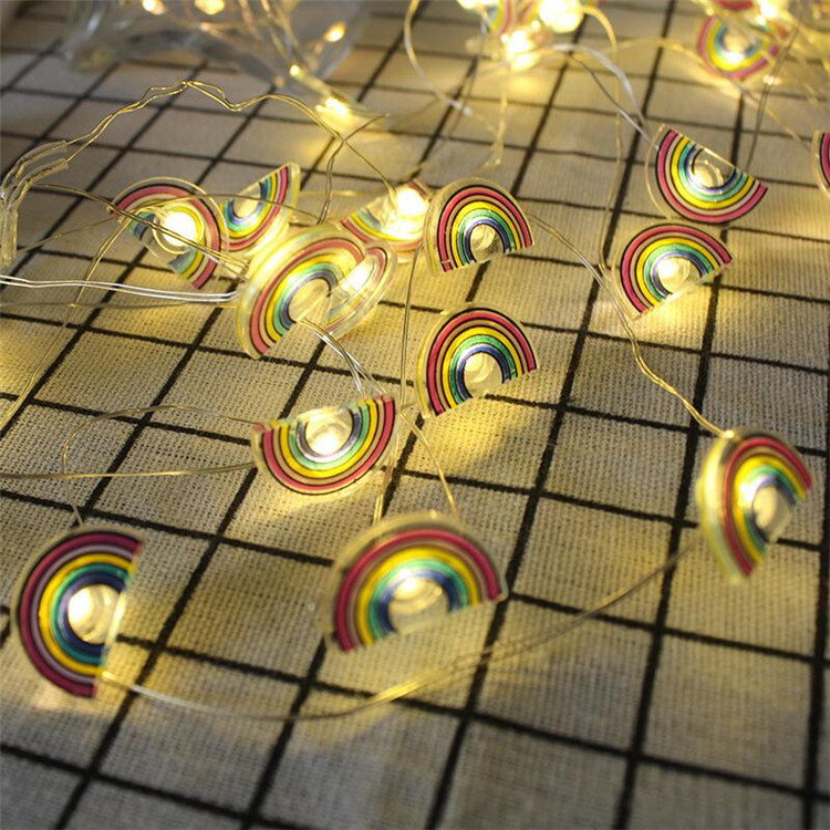 24 New Christmas Decorative Lantern Copper Wire Light String 20 Lights Santa Claus Snowman Elk Bell Tree Light String