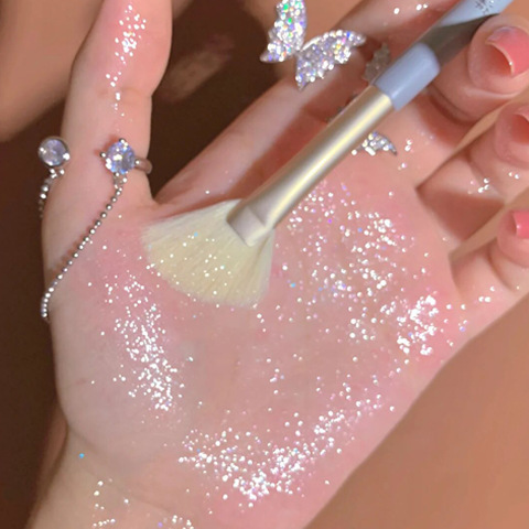 Internet Celebrity Same Style Mashed Potato Diamond High Gloss Gel Powder Face and Body Brightening Natural Three-dimensional Student Fit