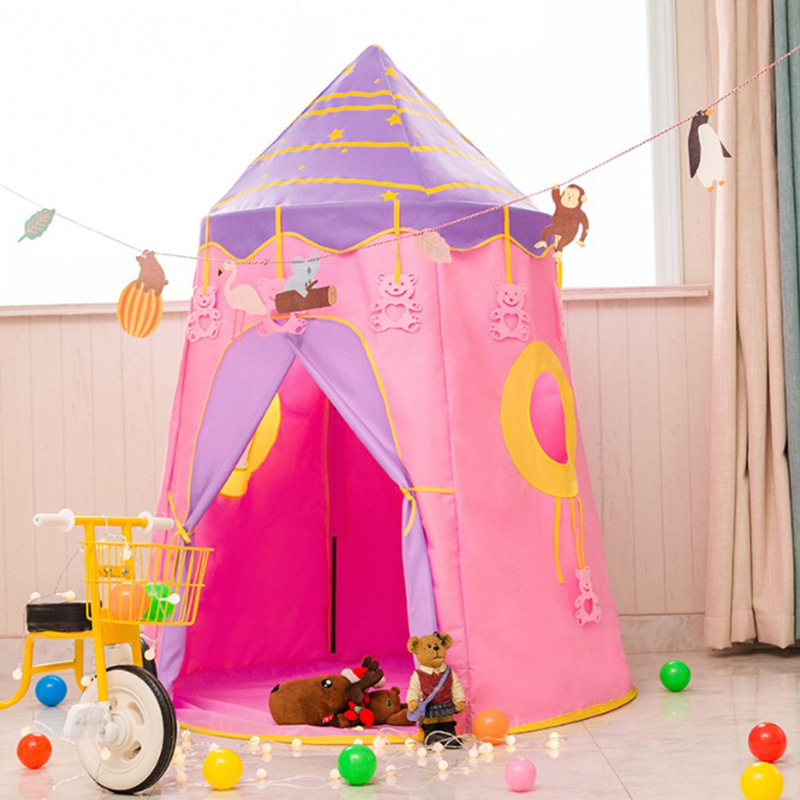 Cross-border Amazon Children's Tent Game House Yurt Oversized Boys and Girls Game Castle House Children's Tent