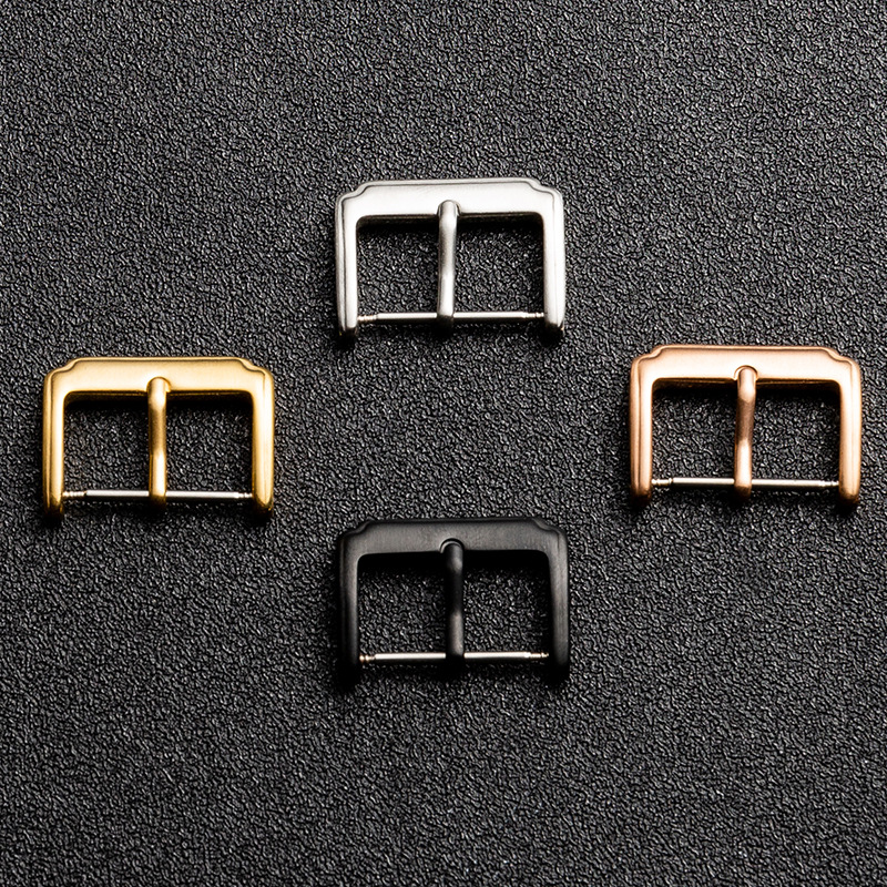 Wholesale Stainless Steel Watch Buckle Stainless Steel Pin Buckle Silicone Buckle Buckle for Smart Watch Buckle Watch Accessories