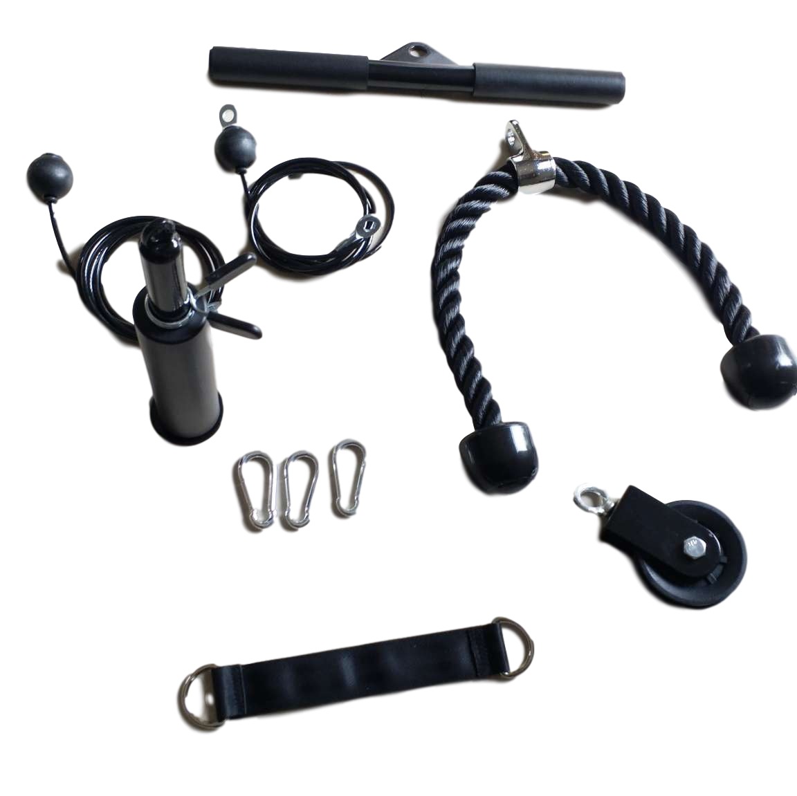 Cross-border DIY Pulley Rope Homemade Big Bird Household High Pull-down Arm Force Triceps Thickness Rod
